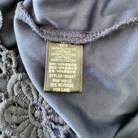 HYFVE navy blue spaghetti strap dress size medium - Picture 4 of 5